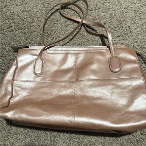 HOBO Gold Shoulder Bag with Luxurious Finish